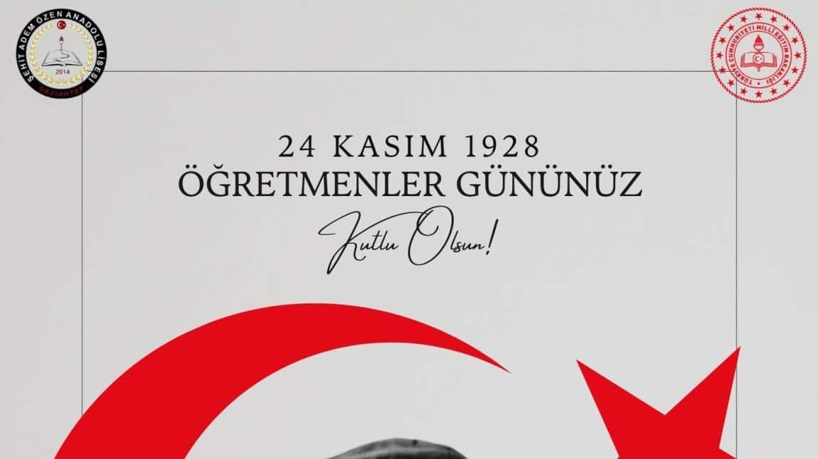 24 Kasım Öğretmenler Günü Programımız